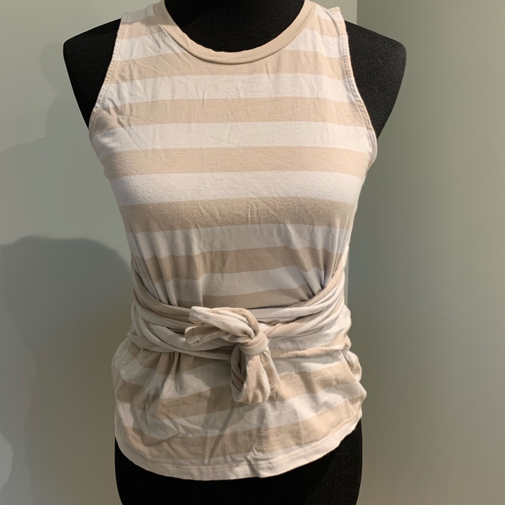 Cute wrap sleeveless top